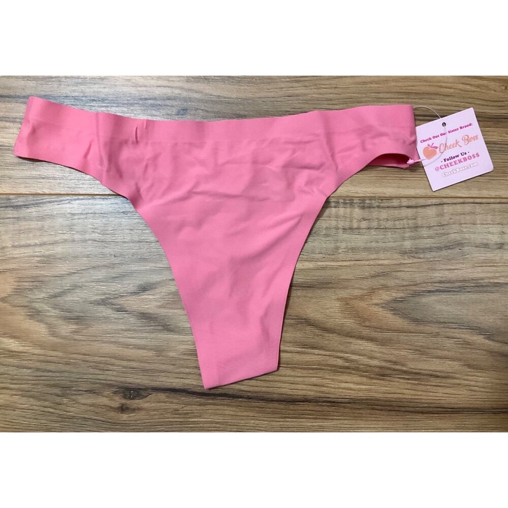 NWT Cheek Boss Pink  Thong  panties Size: XS
